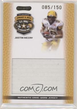 2010 Razor U.S. Army All-American Bowl - Jersey - Swatch #JS-JM2 - Justin Mccay /150