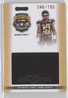 2010 Razor U.S. Army All-American Bowl - Jersey - Swatch #JS-KF1 - Khairi Fortt /150