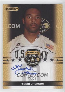 2010 Razor U.S. Army All-American Bowl - Selection Tour Autograph #TA-TJ1 - Tevin Jackson /25