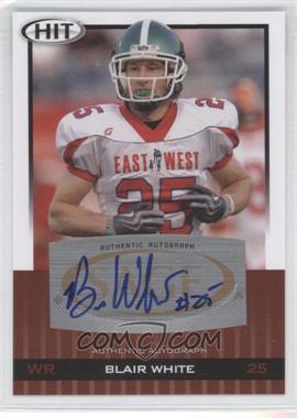 2010 SAGE Hit - [Base] - Autographs #A10 - Blair White