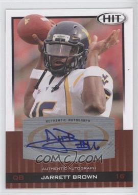 2010 SAGE Hit - [Base] - Autographs #A16 - Jarrett Brown