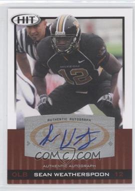 2010 SAGE Hit - [Base] - Autographs #A17 - Sean Weatherspoon