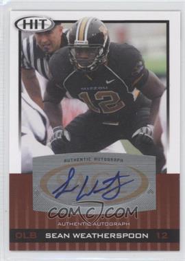 2010 SAGE Hit - [Base] - Autographs #A17 - Sean Weatherspoon