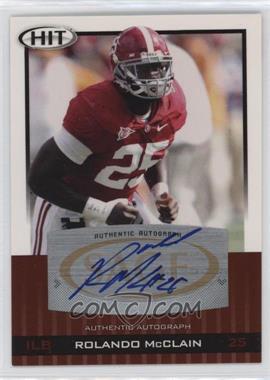 2010 SAGE Hit - [Base] - Autographs #A25 - Rolando McClain