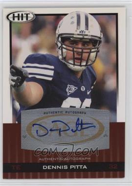 2010 SAGE Hit - [Base] - Autographs #A32 - Dennis Pitta