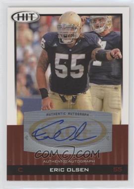 2010 SAGE Hit - [Base] - Autographs #A37 - Eric Olsen