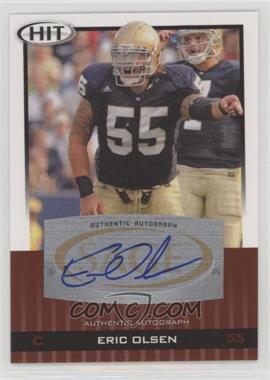 2010 SAGE Hit - [Base] - Autographs #A37 - Eric Olsen