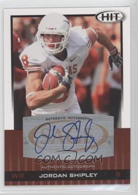 2010 SAGE Hit - [Base] - Autographs #A8 - Jordan Shipley