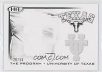 The Program - University of Texas #/50