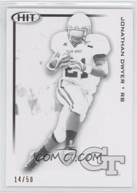 2010 SAGE Hit - [Base] - Black Make Ready #MR 82 - Jonathan Dwyer /50