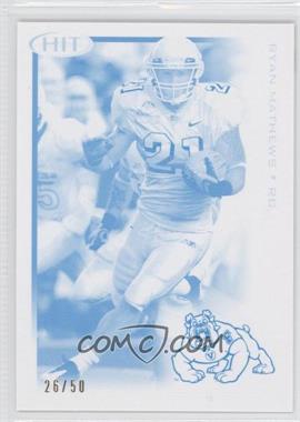 2010 SAGE Hit - [Base] - Cyan Make Ready #MR 21 - Ryan Mathews /50