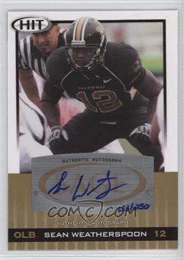 2010 SAGE Hit - [Base] - Gold Autographs #A17 - Sean Weatherspoon /250