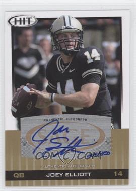 2010 SAGE Hit - [Base] - Gold Autographs #A26 - Joey Elliott /250