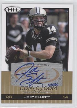 2010 SAGE Hit - [Base] - Gold Autographs #A26 - Joey Elliott /250