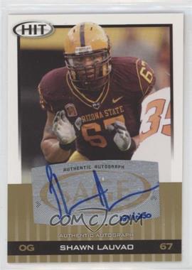 2010 SAGE Hit - [Base] - Gold Autographs #A36 - Shawn Lauvao /250