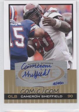 2010 SAGE Hit - [Base] - Gold Autographs #A94 - Cameron Sheffield /250