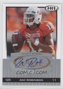 2010 SAGE Hit - [Base] - Silver Autographs #A11 - Zac Robinson