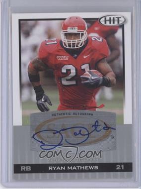 2010 SAGE Hit - [Base] - Silver Autographs #A21 - Ryan Mathews