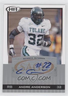 2010 SAGE Hit - [Base] - Silver Autographs #A33 - Andre Anderson