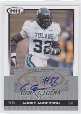 2010 SAGE Hit - [Base] - Silver Autographs #A33 - Andre Anderson