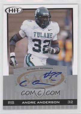 2010 SAGE Hit - [Base] - Silver Autographs #A33 - Andre Anderson