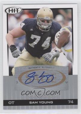 2010 SAGE Hit - [Base] - Silver Autographs #A38 - Sam Young