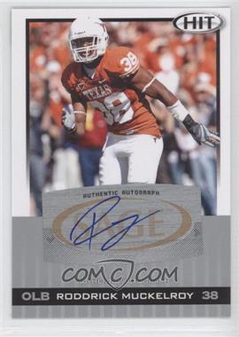 2010 SAGE Hit - [Base] - Silver Autographs #A83 - Roddrick Muckelroy