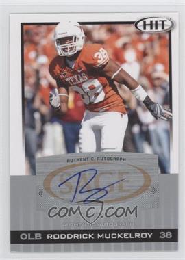 2010 SAGE Hit - [Base] - Silver Autographs #A83 - Roddrick Muckelroy