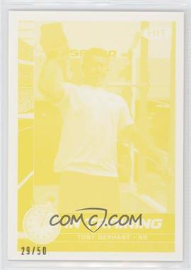 2010 SAGE Hit - [Base] - Yellow Make Ready #MR 75 - In Training - Toby Gerhart /50