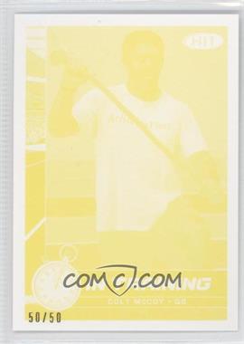 2010 SAGE Hit - [Base] - Yellow Make Ready #MR 76 - In Training - Colt McCoy /50