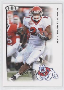 2010 SAGE Hit - [Base] #21 - Ryan Mathews