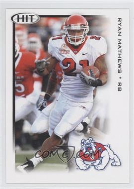 2010 SAGE Hit - [Base] #21 - Ryan Mathews