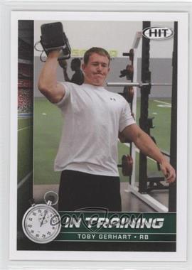 2010 SAGE Hit - [Base] #75 - In Training - Toby Gerhart