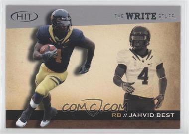 2010 SAGE Hit - The Write Stuff #WS11 - Jahvid Best