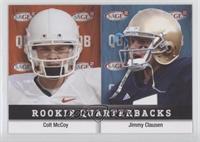 Jimmy Clausen, Colt McCoy