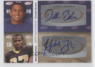 2010 SAGE Squared - Dual Autographs #A24 - Donald Brown, Malcolm Jenkins