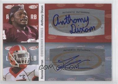 2010 SAGE Squared - Dual Autographs #A61 - Rennie Curran, Anthony Dixon