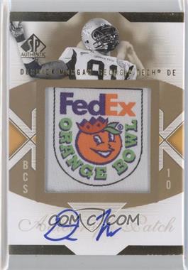 2010 SP Authentic - BCS Championship Autographed Patches #BCS-DM - Derrick Morgan