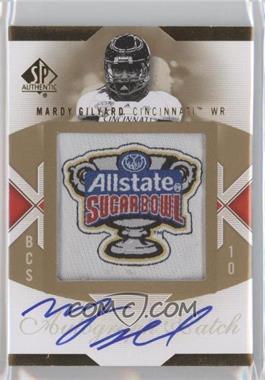 2010 SP Authentic - BCS Championship Autographed Patches #BCS-MG - Mardy Gilyard