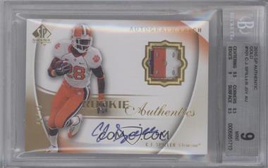 2010 SP Authentic - [Base] - Gold #101 - Rookie Authentics Signature Patch - C.J. Spiller /25 [BGS 9 MINT]