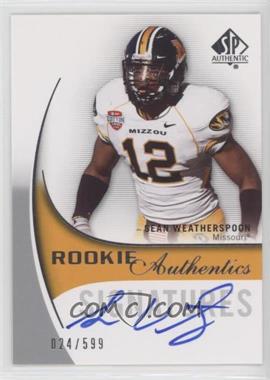 2010 SP Authentic - [Base] #143 - Rookie Authentics Signatures - Sean Weatherspoon /599