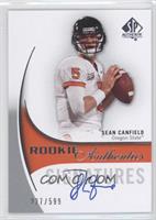 Rookie Authentics Signatures - Sean Canfield #/599