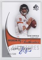 Rookie Authentics Signatures - Sean Canfield #/599