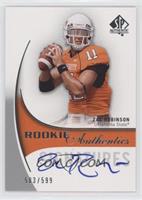 Rookie Authentics Signatures - Zac Robinson #/599