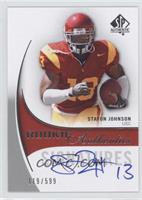 Rookie Authentics Signatures - Stafon Johnson #/599