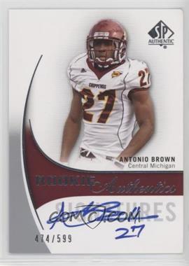 2010 SP Authentic - [Base] #178 - Rookie Authentics Signatures - Antonio Brown /599