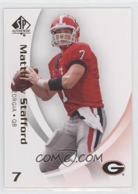 2010 SP Authentic - [Base] #66 - Matthew Stafford