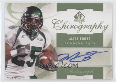 2010 SP Authentic - Chirography Autographs #CH-MF - Matt Forté