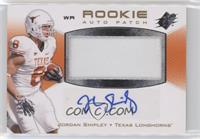 Rookie Auto Jersey - Jordan Shipley #/10