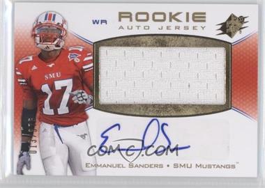 2010 SPx - [Base] #125 - Rookie Auto Jersey - Emmanuel Sanders /375